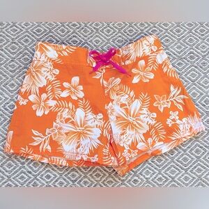 Surf Style Shorts Hawaiian Floral Women’s Size M